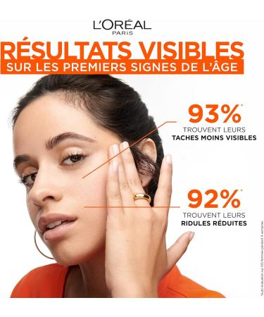 L Or al Paris L'Or al Paris - Anti-UV Fluid SPF 50+ Vitamin C + Vitamin E + Hyaluronic Acid - Spots Wrinkles & Uneven Complexion - Invisible Finish - Long UVB & UVA Protection - 50 ml - Buy Online on GoSupps.com