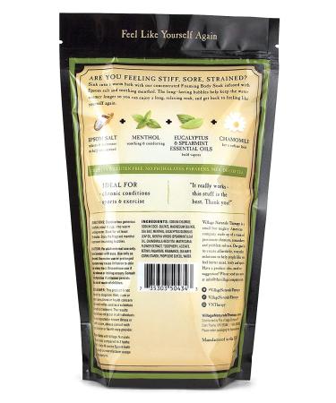 Village Naturals Therapy Foaming Epsom Soak 36 oz Pack of 2 - Aches, Pains, Muscle Relief - Buy Online on GoSupps.com