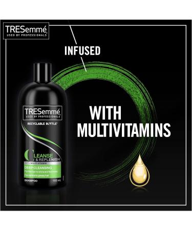 Unilever TRESemm Replenish & Cleanse Shampoo with Vitamin C fresh 900 ml Pack of 1 - Buy Online on GoSupps.com