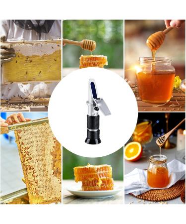 Buy XRClif Honey Refractometer with ATC - Portable Handheld LCD Display for Accurate Sugar Content Measurement (BRIX 58-92%) - Ideal for Honey Fruit Drinks & More - Buy Online on GoSupps.com