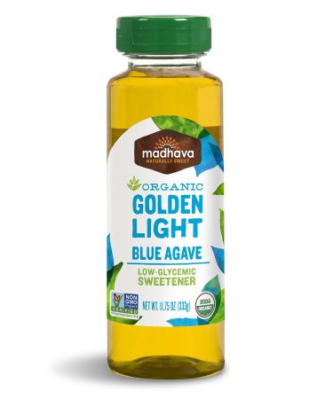 Madhava Natural Sweeteners Organic Golden Light 100% Blue Agave 11.75 oz (333 g)