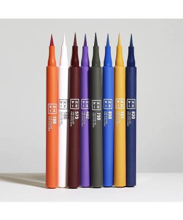 3ina Color Pen Eyeliner 100 - Ultra Fine Tip White Longwear Liquid Liner - Buy Online on GoSupps.com