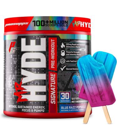 ProSupps Mr. Hyde Signature Pre Workout Blue Razz Popsicle 7.6 oz (216 g)
