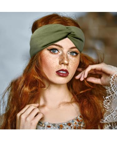 Feqo 18-Piece Elastic Hair Bands & Turbans for Women - Knot Headbands for Yoga Fitness & Sports | 18 Colors Available - Buy Online on GoSupps.com