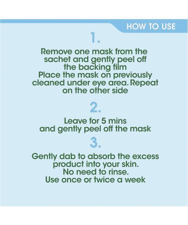 Simple Water Boost Reviving Hydrogel Under Eye Mask 4x 1 pair - Buy Online on GoSupps.com