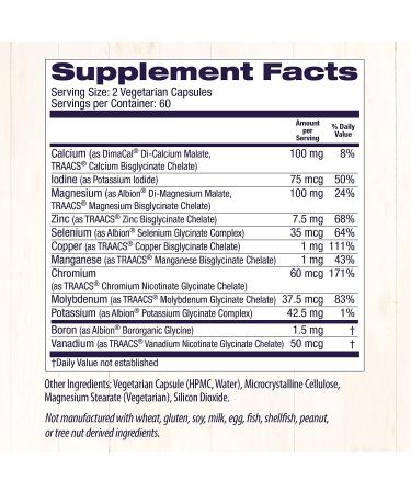 Healthy Origins Chelated Multi Mineral - Albion Minerals, 120 Veggie Caps (Pack of 2) - Boost Your Health! - Buy Online on GoSupps.com