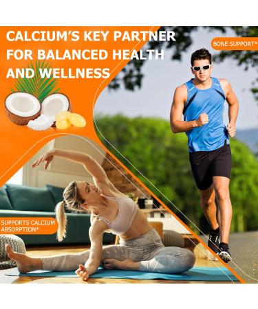 Vitamin D3 K2 10000 IU with 200mg Vitamin D3 and K2 Capsules 2 in 1 Vitamins D & K Complex with Virgin Coconut Oil 120 Softgels Easy to Swallow & Non-GMO - Buy Online on GoSupps.com