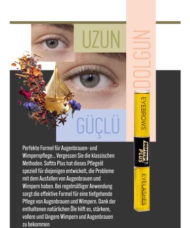 Softto+Plus S rum pour sourcils et cils - Soin aux huiles naturelles - Buy Online on GoSupps.com