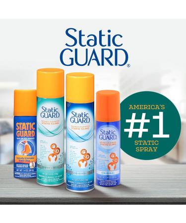 Static Guard Fabric Spray | Fresh Linen Scent | 1.4 oz - Anti-Static Solution for Clothing & Linens - Buy Online on GoSupps.com