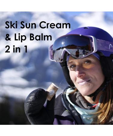 Aloha Zinc Stick SPF 30 Natural Winter Sunscreen for Face | Skiing Snowboarding Hiking Climbing & Other Mountain Sports | 100% Vegan Mineral Filter Plastic-Free Packaging 22g - Buy Online on GoSupps.com