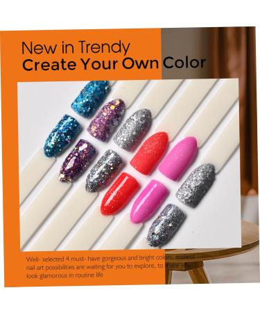 6Pcs Dip Powder 6 Couleurs Acrylique Nail Dip Powder Aucune Lampe UV/LED Requise Kit de Bricolage Longue Dur e S chage Rapide pour D butants DIY Manucure Acrylique Nail Kit - Buy Online on GoSupps.com