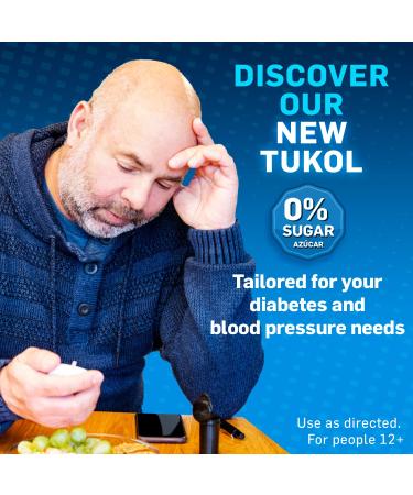 TUKOL Sugar-Free Cough & Cold Relief Syrup | Non-Drowsy Fast-Acting Dextromethorphan | Safe for Diabetics & High Blood Pressure | 4 Fl Oz - Buy Online on GoSupps.com