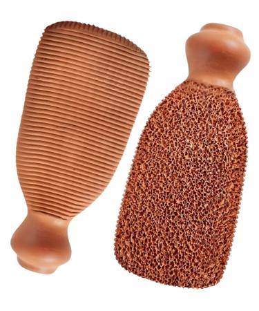 Natural Pumice Stone Made up of Terra Cotta Ancient Indus Valley Foot Scrubber Callus Remover Skin Care Kit for Hand and Dead Skin Pedicure Tools Foot Exfoliator Cracked Heels Body Loofah