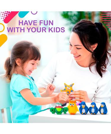 36 Colors Air Dry Clay Kit for Kids with Tools, Tutorials - Soft & Ultra Light Modeling Clay Set - Buy Online on GoSupps.com