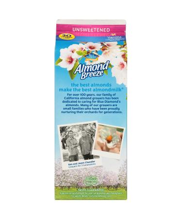 Almond Breeze Blue Diamond Vanilla Almond Milk 64oz - Lactose Free - Buy Online on GoSupps.com