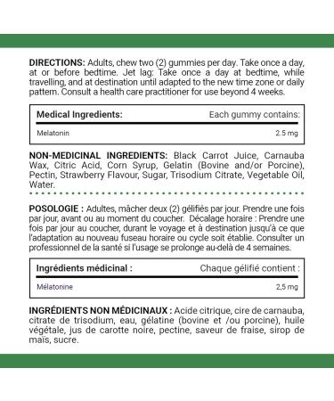 Nature's Bounty Melatonin Supplement Helps Reset Bodys Sleep-Wake Cycle 2.5mg 60 Gummies - Buy Online on GoSupps.com