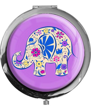 metALUm pocket mirror ELEPHANT with 2x magnification #7701183