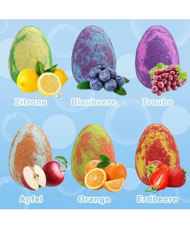 Bath Bombs for Kids with Surprise Inside 6 Pcs Dino Egg Handmade Natural Fizzy Bath Bombs Dinosaur Toys for Girls Boys Christmas Birthday Easter Gift Set (6 * 130g) Dinosaur Toys-6pcs - Buy Online on GoSupps.com