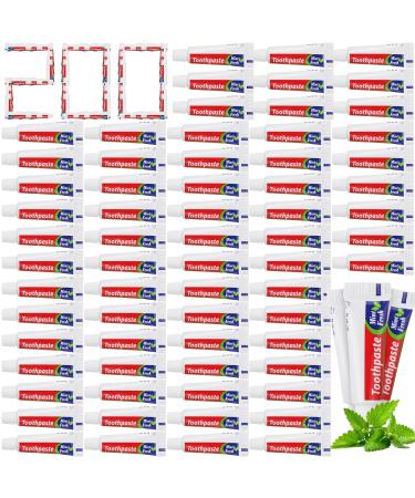 Dimsile Mini Toothpaste Bulk Regular Clean Mint Toothpaste for Bad Breath Helps Freshens Breath Whitens Teeth Travel Size 0.18oz for Home Hotel Office School Camping