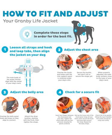 Kyjen Outward Hound Ripstop Life Jacket for Dogs - Adjustable Quick Release Design | Size L Orange - Ideal for Safe Water Adventures - Buy Online on GoSupps.com