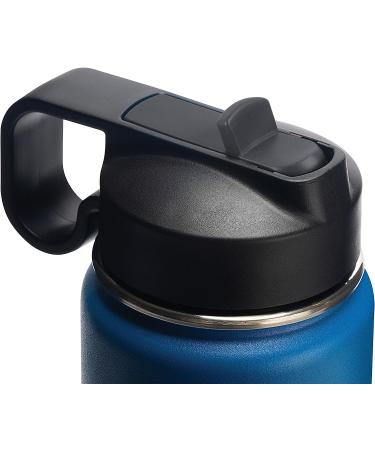 Thermoflask Double Stainless Steel Insulated Water Bottle 24oz - Cobalt with Two Lids - Buy Online on GoSupps.com