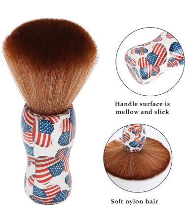 Neck Hair Removal Brush Unique Design Barber Accessories Neck Dust Brush Soft Nylon Bristle for Salon for Hair Cutting - Buy Online on GoSupps.com
