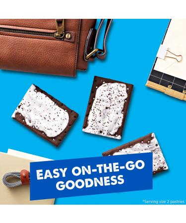 Pop-Tarts Cookies and Creme Breakfast Snacks - 13.5oz Box (8 Pastries) - Buy Online on GoSupps.com