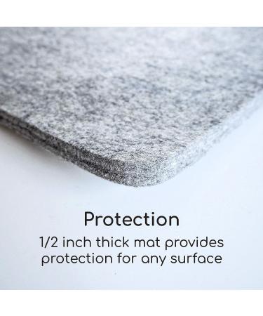 13.5 x 13.5 Wool Ironing Mat - Premium New Zealand Wool Pressing Pad for Quilting - Buy Online on GoSupps.com