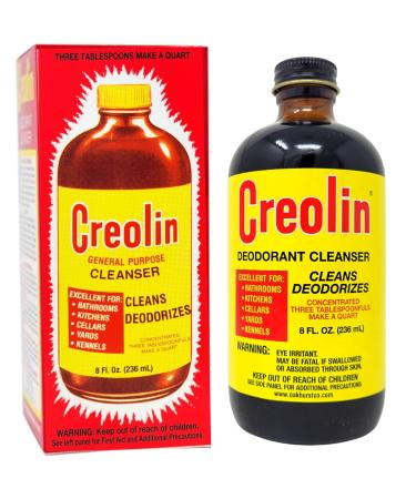 Creolin Deodorizing Multi-Purpose Cleanser  8 Ounces 8 Fl Oz (Pack of 1)