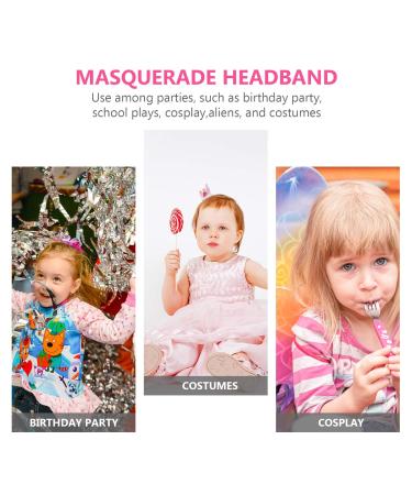 Lurrose 6-Piece Sequin Cat Ears Headband - Rainbow Bling Kitty Hair Band & Mermaid Crown Accessories for Christmas & Halloween Party Favors - Buy Online on GoSupps.com