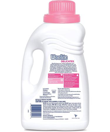 Woolite Delicates Hypoallergenic Liquid Laundry Detergent - 50 oz - 33 Washes - Machine & Hand Wash Eligible - Buy Online on GoSupps.com