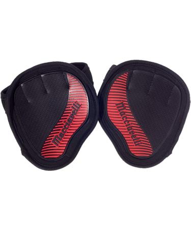 Macciavelli Fitness Grip Pads for Pull-Ups & Bodybuilding | Maximum Grip Alternative to Fitness Gloves - 1 Pair Red/Black M - Buy Online on GoSupps.com