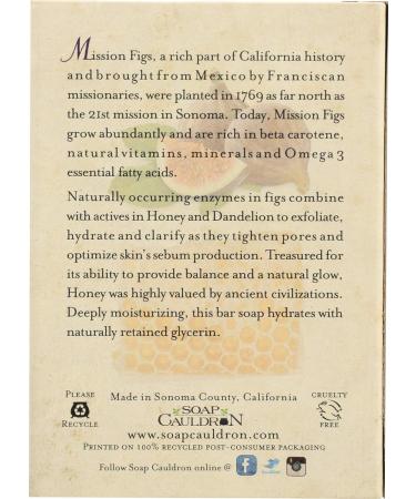 Buy THREE SISTERS APOTHECARY California Mission Fig & Honey Bar Soap 4.75 OZ | Premium Natural Soap for International Shipping - Buy Online on GoSupps.com