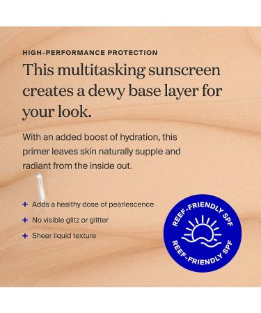 Supergoop! Glowscreen SPF 40 PA+++ 1.7 fl oz - Primer + Broad Spectrum Sunscreen with Hyaluronic Acid, Vitamin B5 & Niacinamide - Buy Online on GoSupps.com