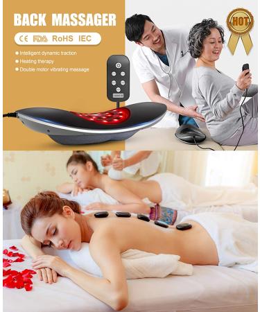 Electric Lumbar Traction Device with Heat & Adjustable Intensity - Back Pain Relief and Relaxation | Ideal Gift - Buy Online on GoSupps.com