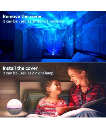 Galaxy Projector with White Noise, Bluetooth Speaker & Remote Control - Ideal Night Light for Bedroom, Kids Room - Starry Sky Aurora Projection - Perfect for Parties & Home Decor - Buy Online on GoSupps.com