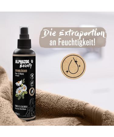 Alphazoo Fire Extinguisher Anti-Itching Spray for Dogs Cats & Horses - 500ml Natural Fur Care for Itchy Skin & Mite Protection - Buy Online on GoSupps.com
