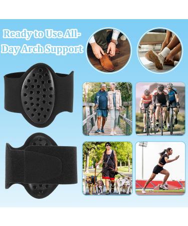 Arch Support for Plantar Fasciitis - Adjustable Inserts & Compression Sleeves for Men/Women | Relief for Flat Feet Heel Spurs & Foot Pain (Black - Buy Online on GoSupps.com