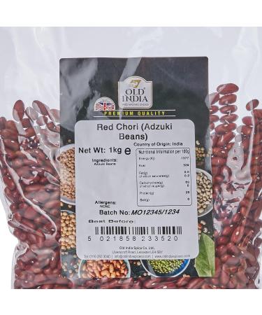 Old India Red Chori (Adzuki Beans) 1kg - Premium Quality Beans for Cooking - Pack of 1 - Buy Online on GoSupps.com
