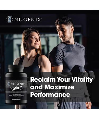 Nugenix Total-T Free and Total Testosterone Booster Supplement for Men 180 Count 180 Count (Pack of 1) - Buy Online on GoSupps.com