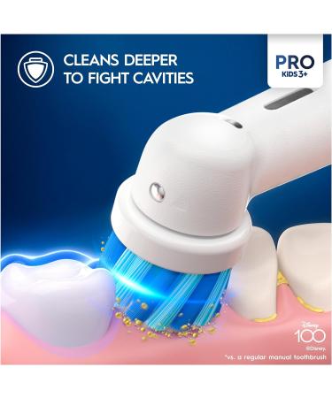 Oral-B Pro Kids Electric Toothbrush Christmas Gift Set | 2 Modes | Kid-Friendly Design | Ages 3+ | Disney Stickers | Special Edition - Buy Online on GoSupps.com