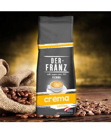 Buy Der-Franz Crema Whole Bean Coffee - 3x500g Pack | International Shipping Available - Buy Online on GoSupps.com
