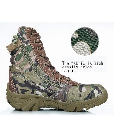 Tactical Military Outdoor Hiking Boots - Camo Green, Size 10 - Buy Online on GoSupps.com