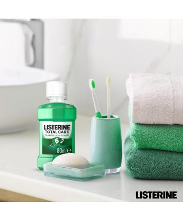 LISTERINE Total Care Protection des gencives (12 x 80 ml) bain de bouche protecteur pour des gencives saines avec effet 6 en 1 protection compl te pour des gencives saines - Buy Online on GoSupps.com