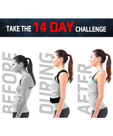 Posture Corrector Back Straightener for Men & Women | All-Day Comfort & Pain Relief Brace for Sciatica Neck Shoulders & Upper Back - Buy Online on GoSupps.com