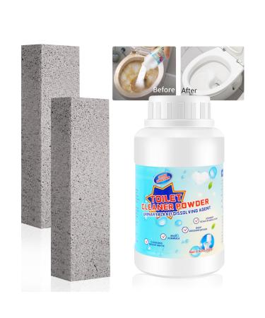 Pumice Stone Toilet Bowl Cleaning Brush - Superb for cleaning hard water rings Calcium buildup and stains - Pumice Stone Toilet Cleaning Stick - For cleaning toilets Bathrooms