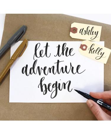 Wildflower Art Studio Brush Lettering Calligraphy Kit - Beginner Starter Set with Instruction Book and Supplies - Perfect Gift for Kids, Teens, Adults - Buy Online on GoSupps.com