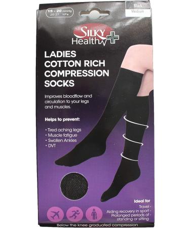 Medical Compression Stockings for Women - Cotton 15-20 mmHg | Comfort & Support - Buy Online on GoSupps.com