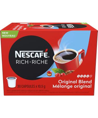 NESCAF Rich Original Roast & Ground Coffee Capsules K-Cup Compatible Pods 30 Capsules & Gold Rich & Smooth Keurig K cup Capsules (Pack Of 30 Cups) - Buy Online on GoSupps.com