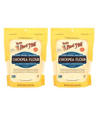 Chickpea Flour Bundle. Includes Two-16 Oz Bags of Bobs Red Mill Chickpea Flour plus a BELLATAVO Ref Magnet! Chickpea Flour is also known as Garbanzo Bean Flour!